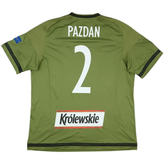 2015-17 Legia Warsaw Away Shirt Pazdan #2 - 5/10 - (XL)