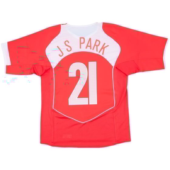 2004-06 South Korea Home Shirt J S Park #21 - 8/10 - (M)