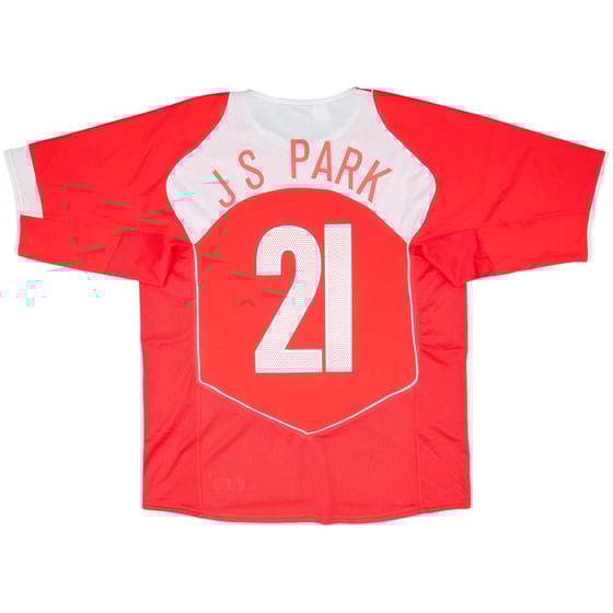 2004-06 South Korea Home Shirt J S Park #21 - 8/10 - (L)