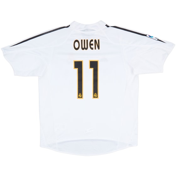 2004-05 Real Madrid Home Shirt Owen #11 - 7/10 - (L)
