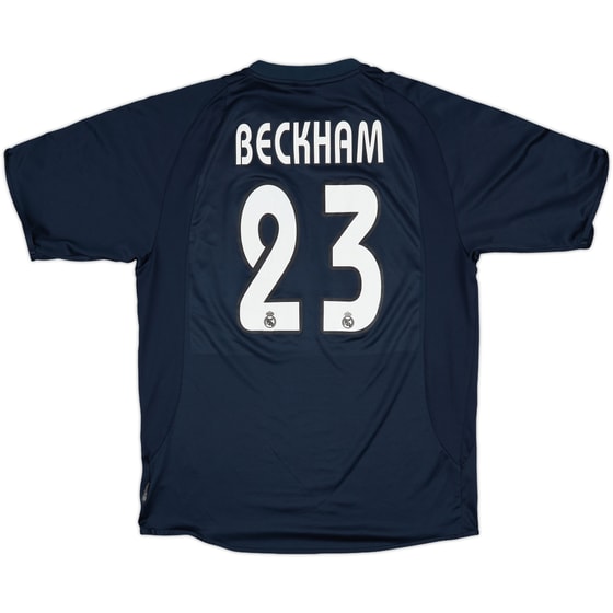 2003-04 Real Madrid Away Shirt Beckham #23 - 6/10 - (M)