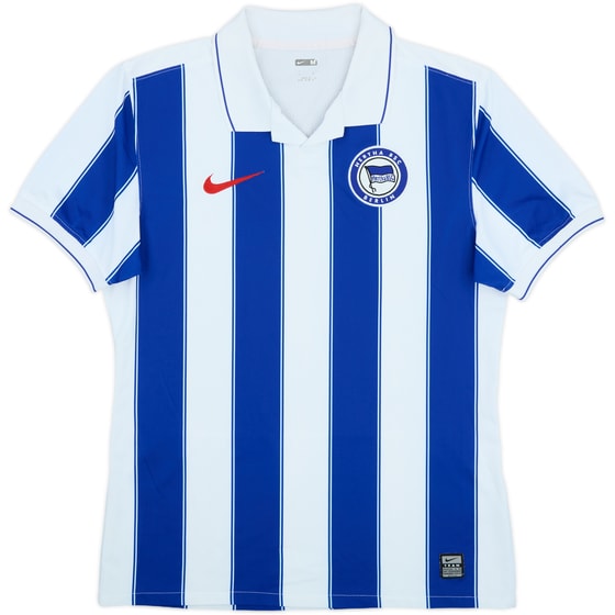 2009-10 Hertha Berlin Authentic Home Shirt - 9/10 - (M)