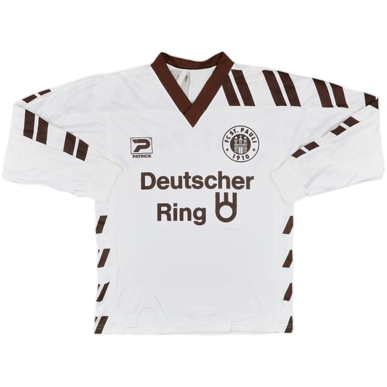 1992-93 St Pauli Home L/S Shirt - 8/10 - (XS)