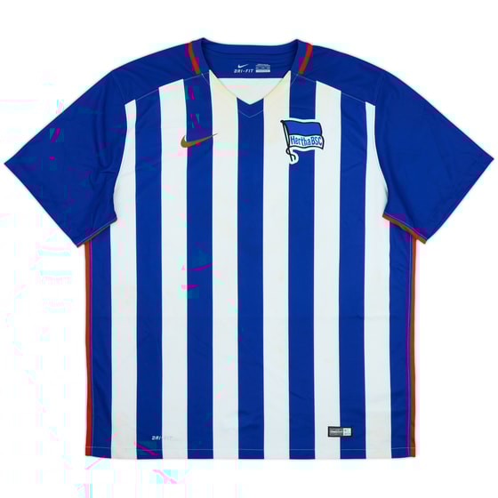 2015-16 Hertha Berlin Home Shirt - 4/10 - (XXL)