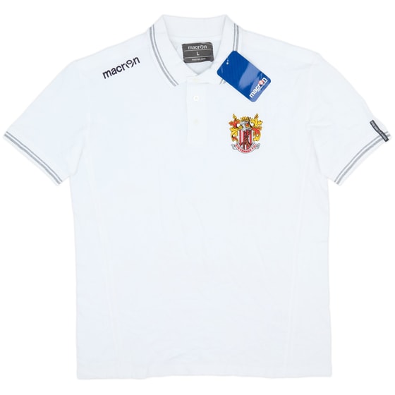 2017-18 Stevenage Macron Polo Shirt (L)