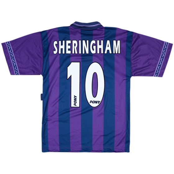 1995-97 Tottenham Away Shirt Sheringham #10 - 9/10 - (S)