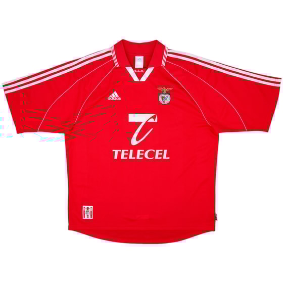 1999-00 Benfica Home Shirt - 9/10 - (XL)