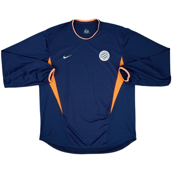 2002-04 Montpellier Home L/S Shirt - 8/10 - (XL)