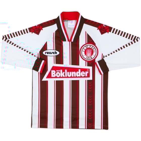 1996-97 St Pauli Home L/S Shirt - 8/10 - (XS/S)