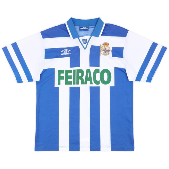 1993-94 Deportivo Home Shirt - 7/10 - (L)