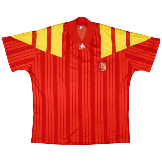 1992-94 Spain Home Shirt - 4/10 - (XL)