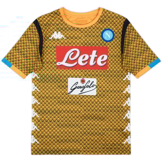 2018-19 Napoli GK S/S Shirt - 8/10 - (XL.Boys)