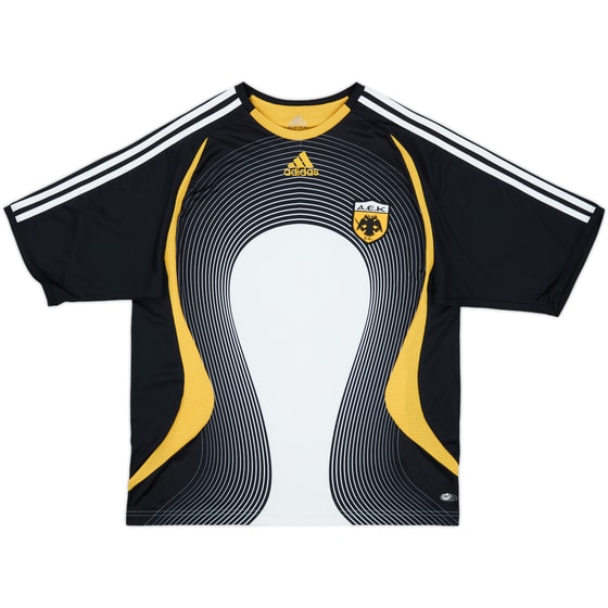2006-07 AEK Athens adidas Training Shirt - 8/10 - (L)