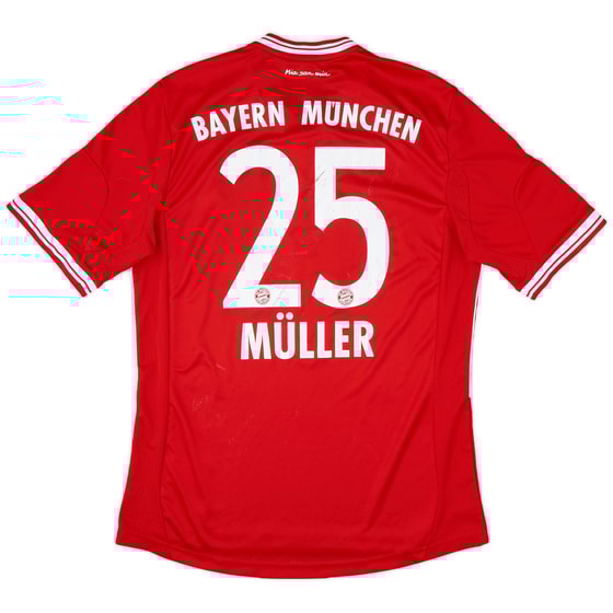 2013-14 Bayern Munich Home Shirt Muller #25 - 5/10 - (M)
