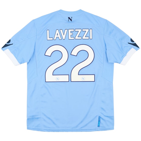 2010-11 Napoli Home Shirt Lavezzi #22 (XL)