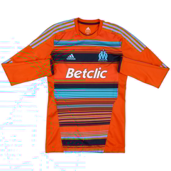 2011-12 Olympique Marseille Player Issue TechFit Third L/S Shirt - 5/10 - (XL)