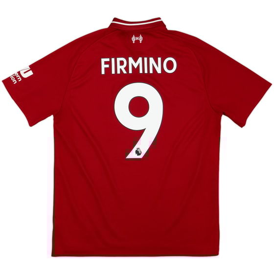 2018-19 Liverpool Home Shirt Firmino #9 - 6/10 - (M)