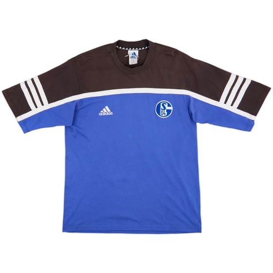 1998-00 Schalke adidas Training Shirt - 7/10 - (L/XL)