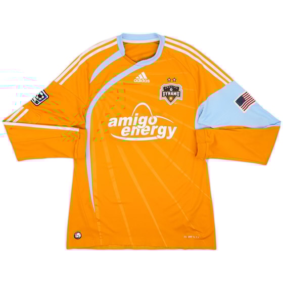 2009-10 Houston Dynamo Player Issue Home L/S Shirt - 8/10 - (M)