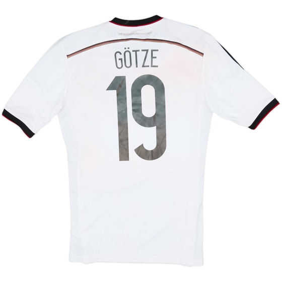 2014-15 Germany Home Shirt Gotze #19 - 5/10 - (S)