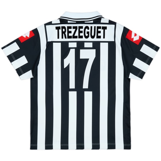 2001-02 Juventus Basic Home Shirt Trezeguet #17 - 8/10 - (XXS.Boys)