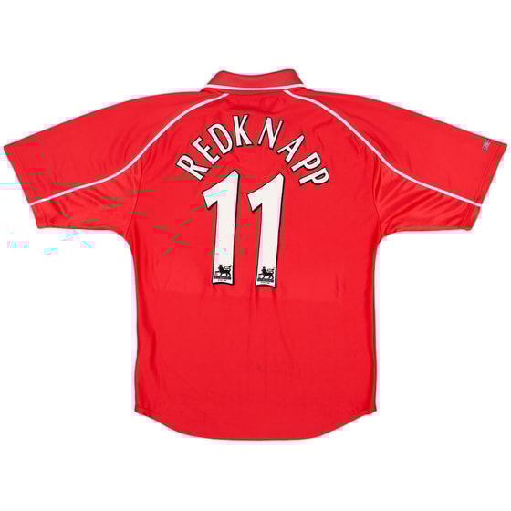 2000-02 Liverpool Home Shirt Redknapp #11 - 6/10 - (M)