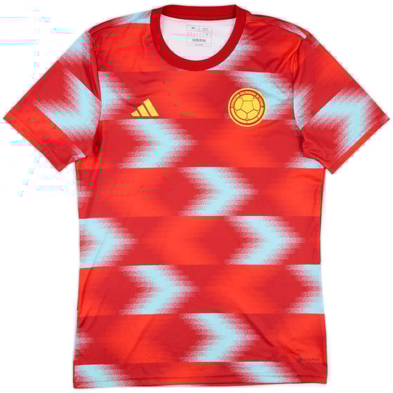2022-23 Colombia adidas Pre-Match Training Shirt - 8/10 - (M)