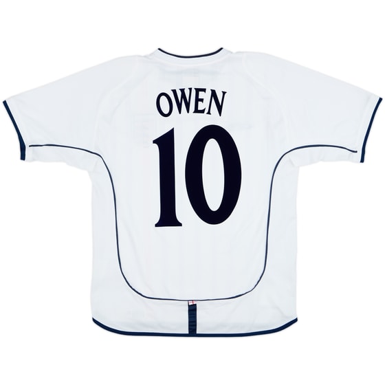 2001-03 England Home Shirt Owen #10 - 8/10 - (M)