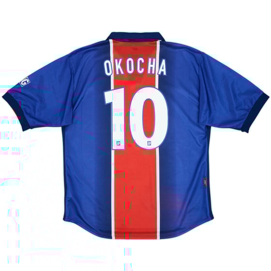 1998-99 Paris Saint-Germain Home Shirt Okocha #10 - 9/10 - (L)