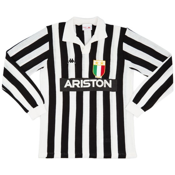 1982-83 Juventus Home L/S Shirt #8 - 9/10 - (S)