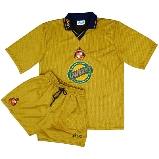 1997-99 Sunderland Away Shirt & Shorts - 8/10 - (L)