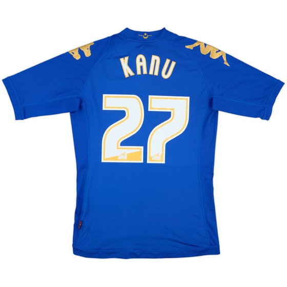 2011-12 Portsmouth Home Shirt Kanu #27 - 7/10 - (M)