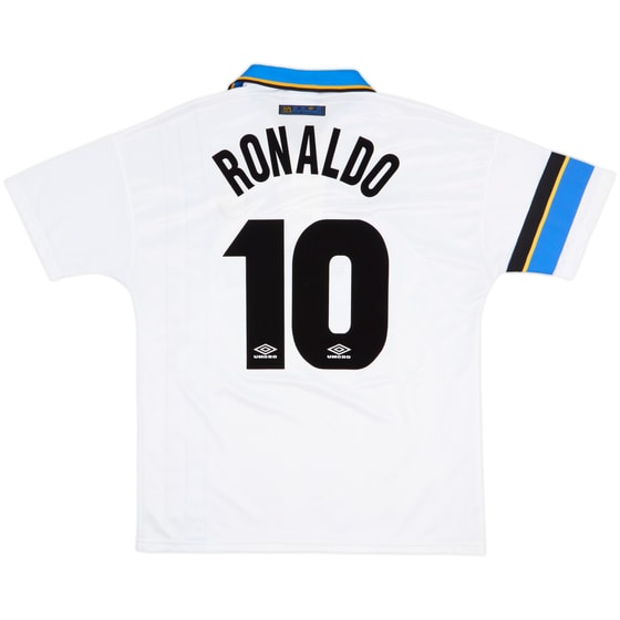 1997-98 Inter Milan Away Shirt Ronaldo #10 - 6/10 - (L)