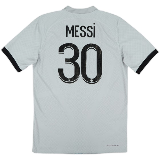 2022-23 Paris Saint-Germain Authentic Away Shirt Messi #30 - 10/10 - (S)