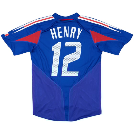 2004-06 France Player Issue Home Shirt Henry #12 - 8/10 - (M)