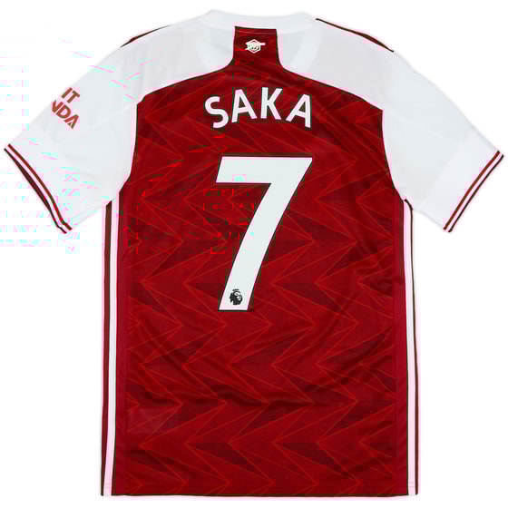 2020-21 Arsenal Home Shirt Saka #7 - 10/10 - (S)