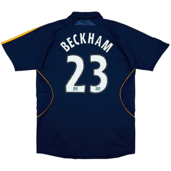 2008-09 LA Galaxy Away Shirt Beckham #23 - 6/10 - (XL.Boys)