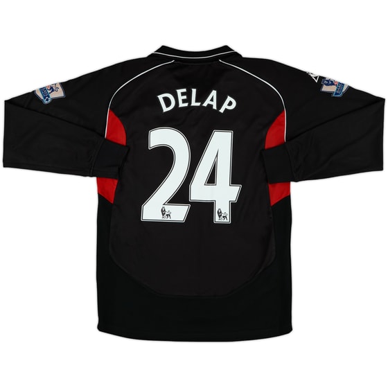2009-10 Stoke City Away L/S Shirt Delap #24 - 6/10 - (M)