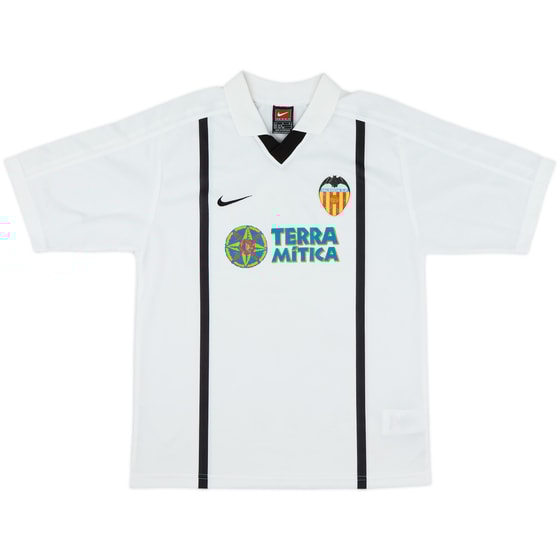 2000-01 Valencia Home Shirt - 6/10 - (L.Boys)