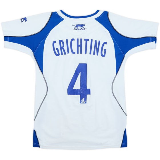 2007-08 Auxerre Home Shirt Grichting #4 - 5/10 - (XL.Boys)