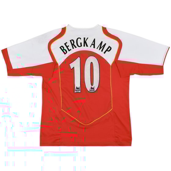 2004-05 Arsenal Home Shirt Bergkamp #10 - 8/10 - (L)