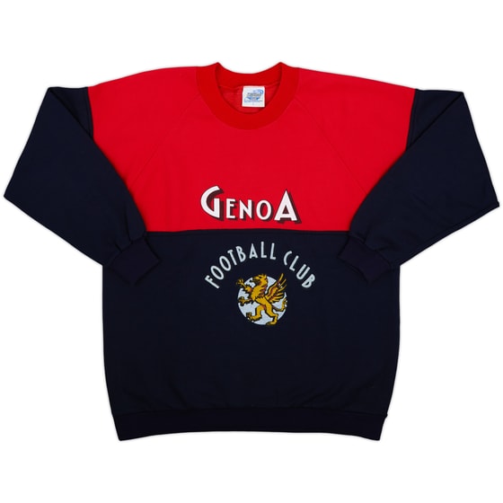 1990-91 Genoa Le Felpe dei Grandi Sweat Top - 9/10 - (L)