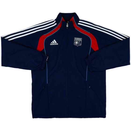 2010-11 Lyon adidas Track Jacket - 8/10 - (M)