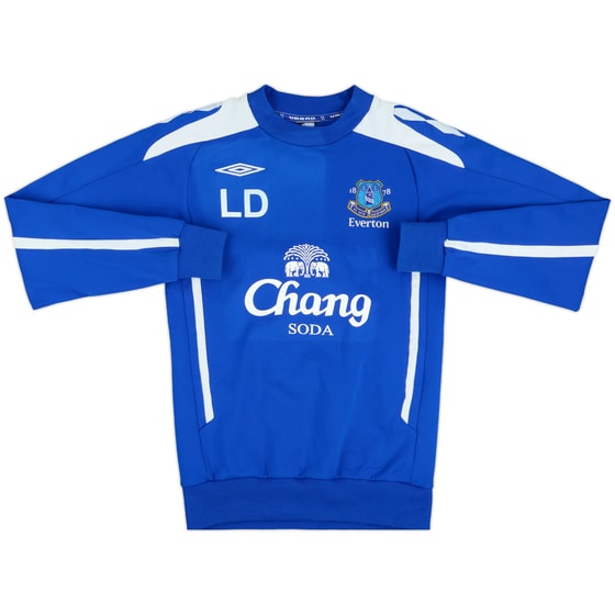 2005-07 Everton Staff Issue Umbro Sweat Top 'LD' - 6/10 - (S)
