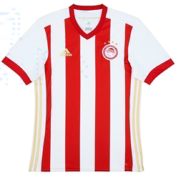 2017-18 Olympiakos Home Shirt - 8/10 - (S)