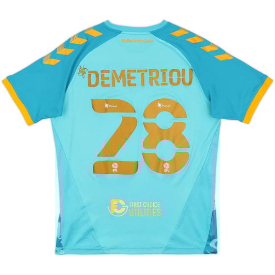 2021-22 Newport County Away Shirt Demetriou #28 - 8/10 - (M)