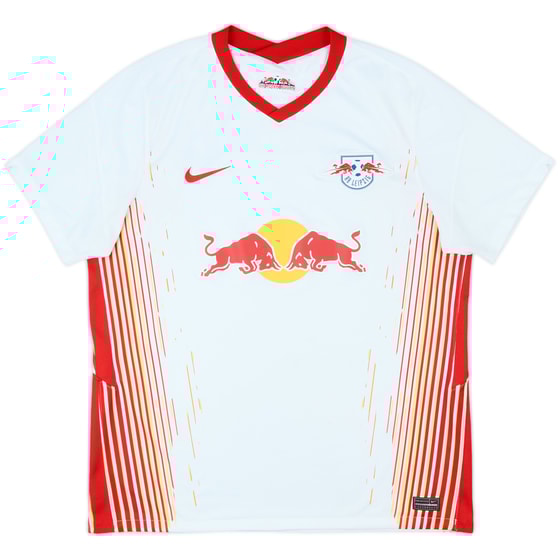 2020-21 RB Leipzig Home Shirt - 7/10 - (XL)