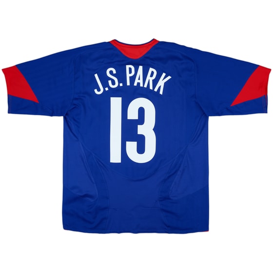2005-06 Manchester United Away Shirt J.S.Park #13 - 8/10 - (L)