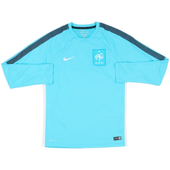2015-16 France Nike Training L/S Shirt - 10/10 - (M)