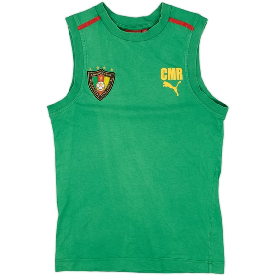 2006-08 Cameroon Puma Cotton Training Vest - 7/10 - (S)